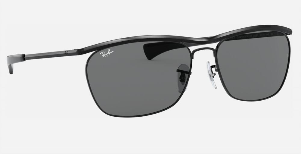NEW RAY BAN men's olympian deluxe sunglasses in black